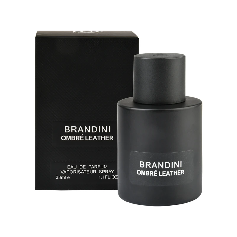 عطر جیبی مردانه برندینی مدل OMBRE LEATHER با رایحه گرم حجم 33 میلی‌لیتر