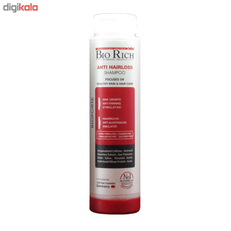 شامپو مو بایوریچ مدل ANTI HAIR LOSS حجم 250 میلی لیتر مجموعه 2 عددی شامپو مو بایوریچ مدل ANTI HAIR LOSS حجم 250 میلی لیتر مجموعه 2 عددی