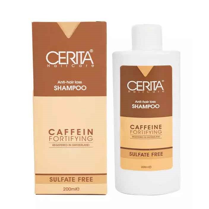 شامپو تقویت کننده و ضد ریزش مو سریتا  مدل Caffein حجم 200 میلی لیتر -  - 2