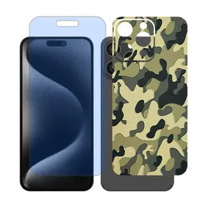 Glass Together model blue cut screen protector Suitable for Apple iPhone 16 Pro Max mobile phone with back cover sticker