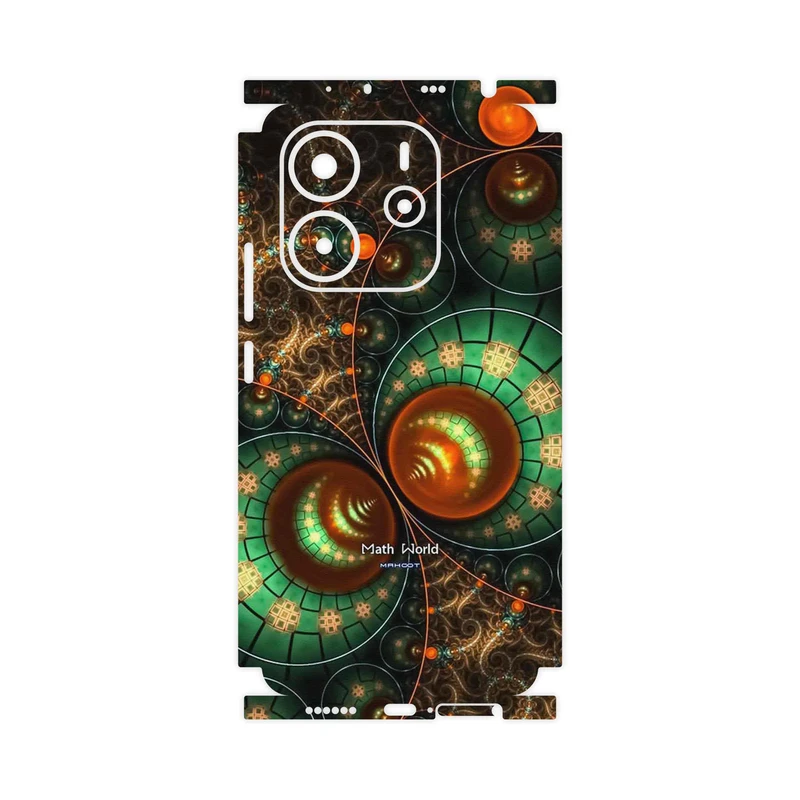 برچسب پوششی ماهوت مدل Mathematical Geometric Shape 3-FullSkin مناسب برای گوشی موبایل شیائومی Redmi Note 14 4G