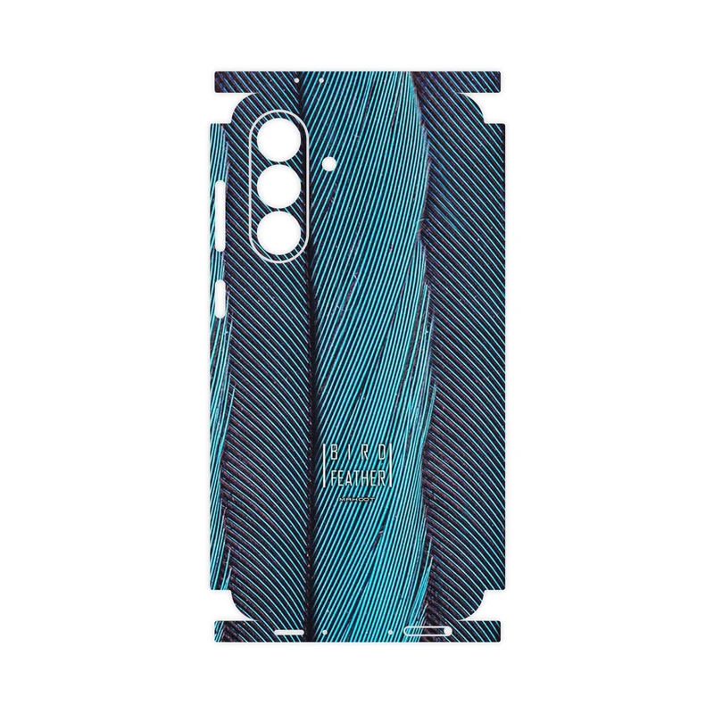 برچسب پوششی ماهوت مدل Turquoise feathers-FullSkin مناسب برای گوشی موبایل سامسونگ Galaxy A56