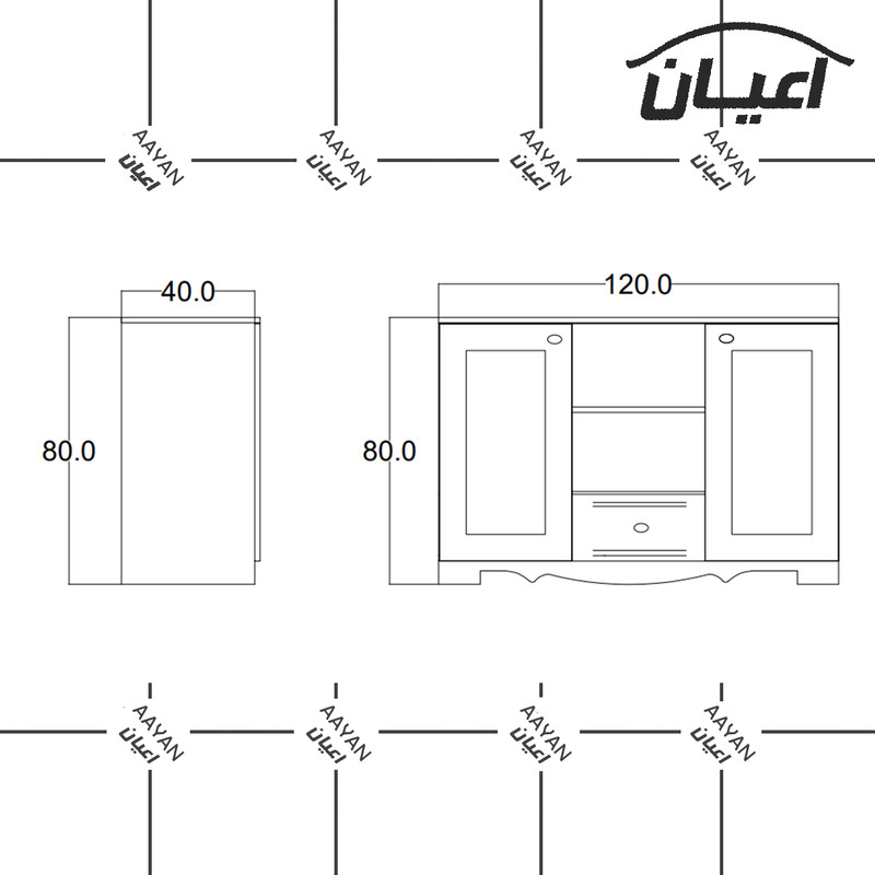 کنسول اعیان مدل FH433