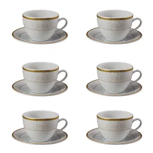 سرویس چای خوری 12 پارچه 6 نفره مقصود مدل هنریک