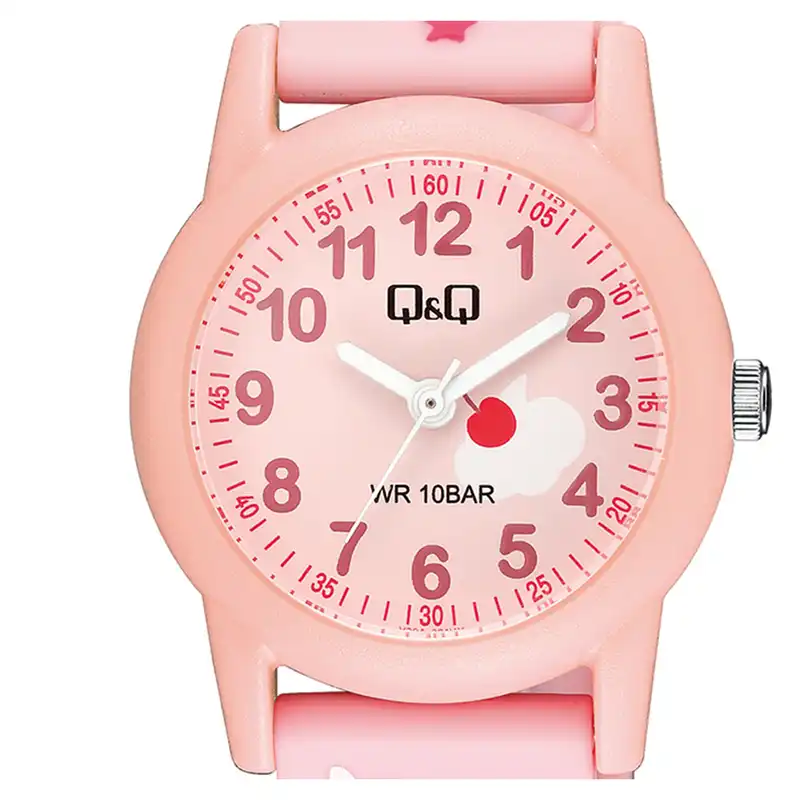 ساعت مچی عقربه ای دخترانه کیو اند کیو مدل V22A-001VY