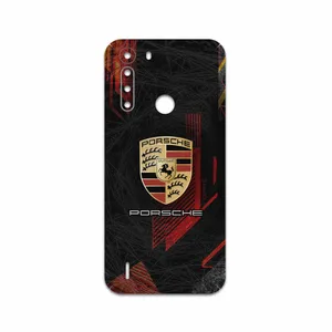 MAHOOT Porsche-Logo Cover Sticker for Motorola One Fusion