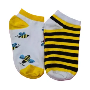 جوراب دخترانه مدل 1221 طرح زنبور