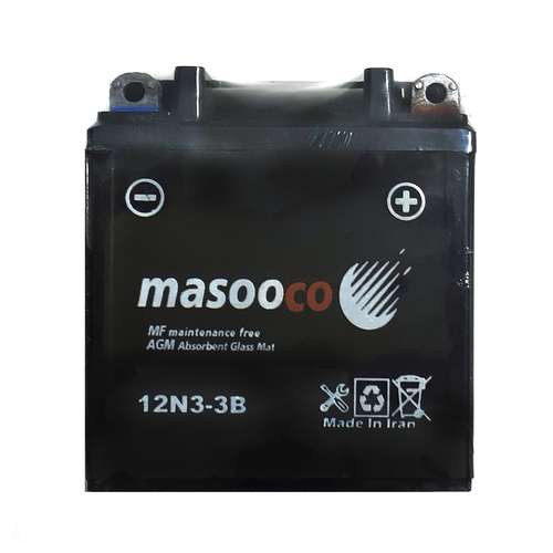 باتری موتورسیکلت ماسوکو مدل 12N3-3B