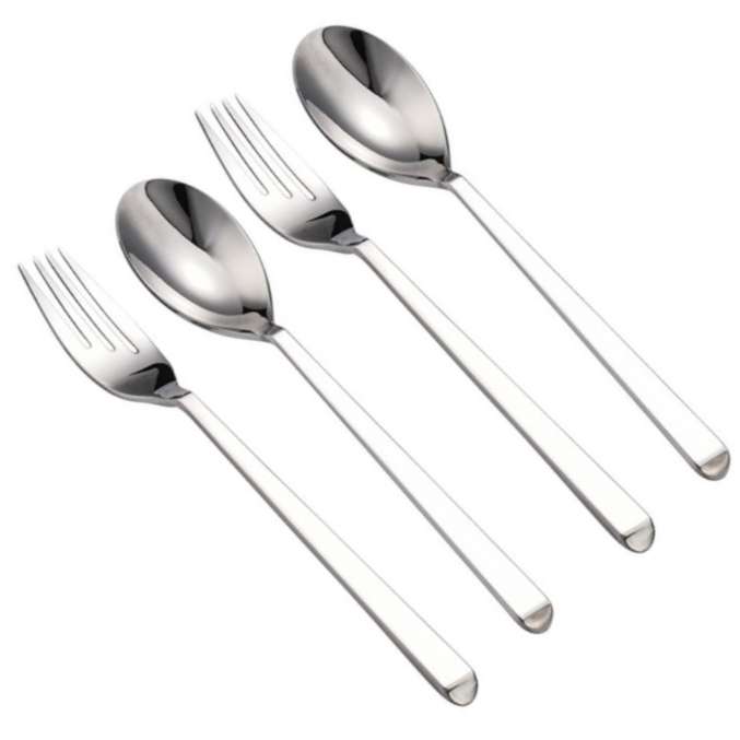 ست قاشق و چنگال جی فی نی مدل 01 مجموعه 4 عددی