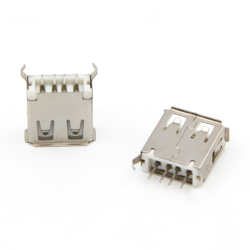كانكتور مادگی USB-A مدل 4Pin-180Deg.Cur بسته ده عددی