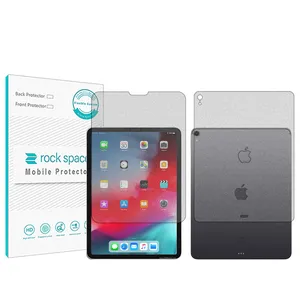 Rockspace model HyMTT screen protector suitable for Apple iPad Pro 11 2018 tablet along with tablet back protector
