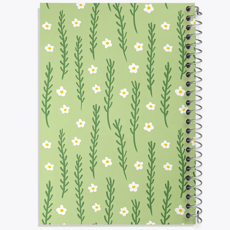 دفتر نت موسیقی 50 برگ خندالو مدل گل گلی کد N921