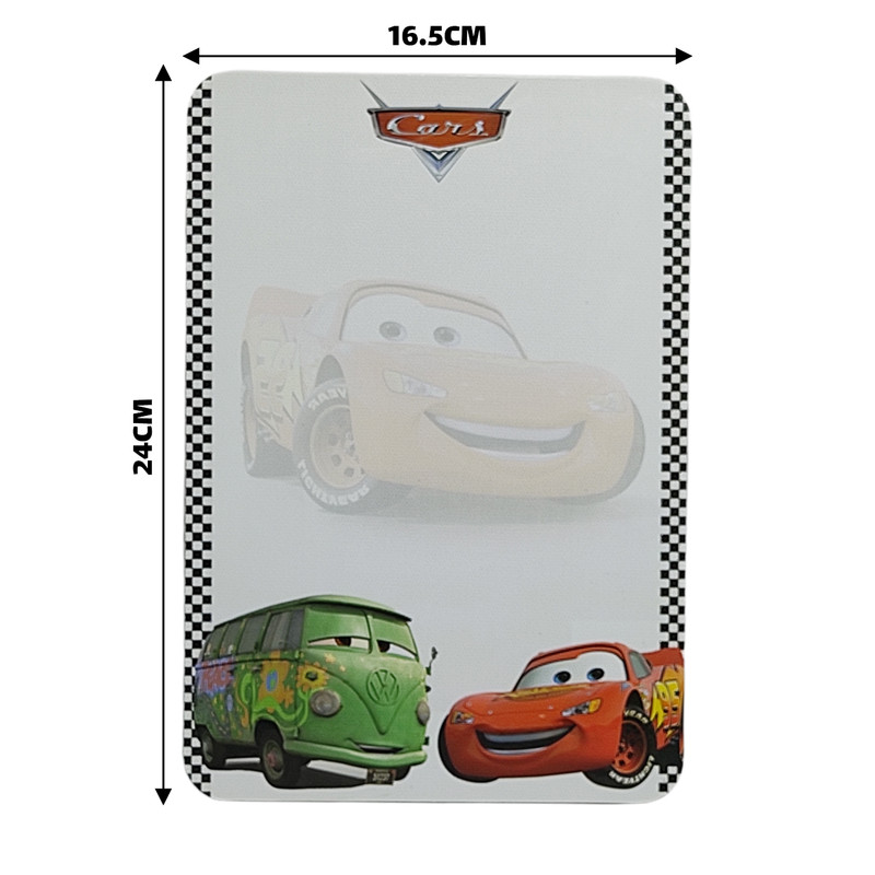 تخته وایت برد مدل ماشین ها کد 01 سایز 17x24 سانتی متر