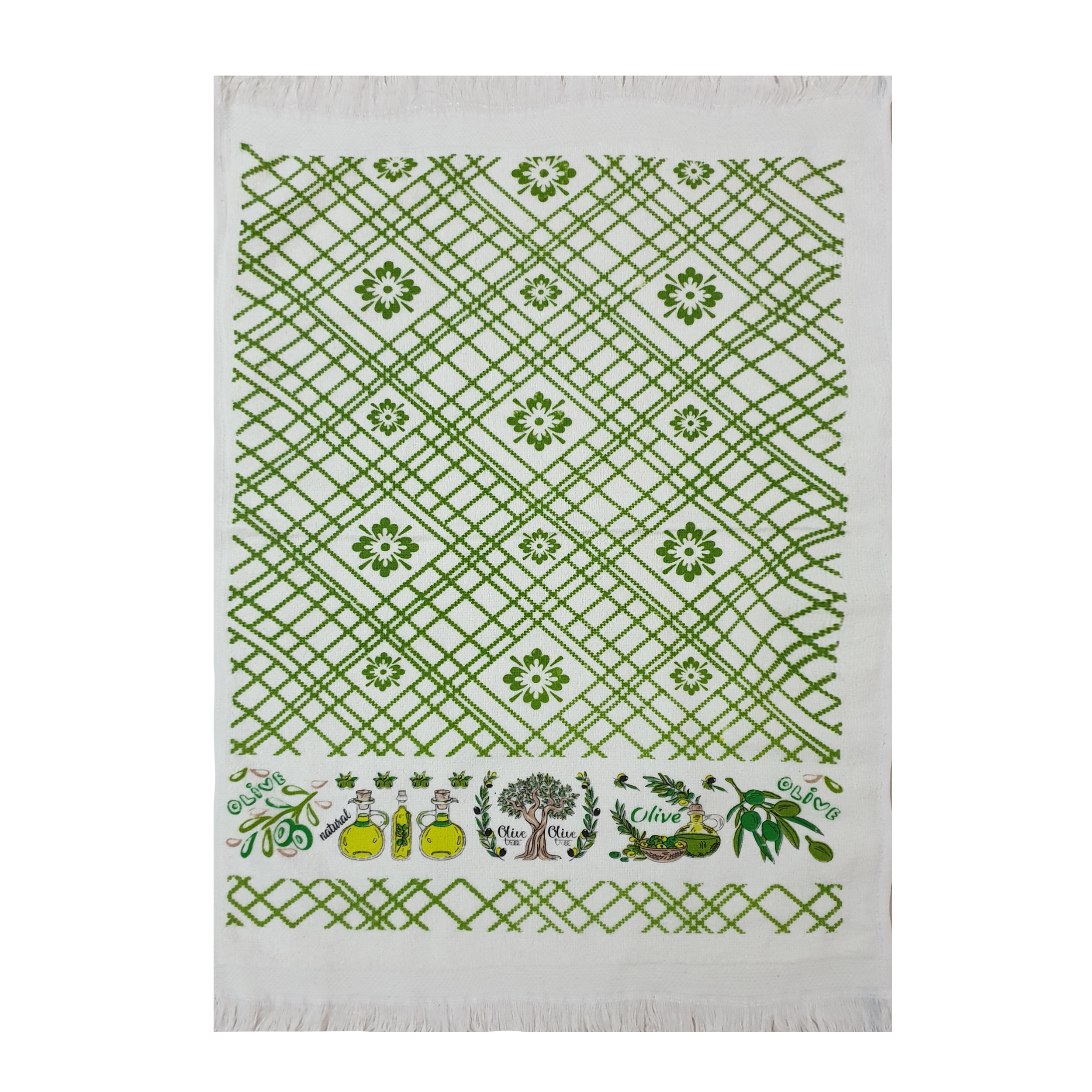   حوله آشپزخانه آکیپک مدل olive treeابعاد 60×40 سانتی متر