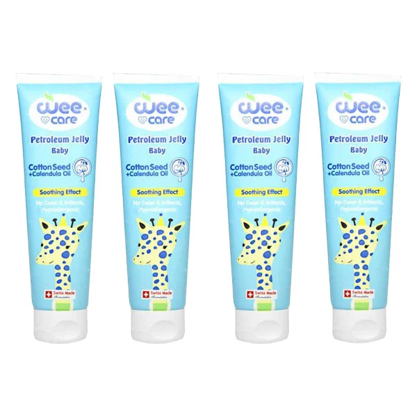 وازلین کودک وی کر مدل ژله ای پنبه دانه حجم 100 میلی لیتر بسته 4 عددی
