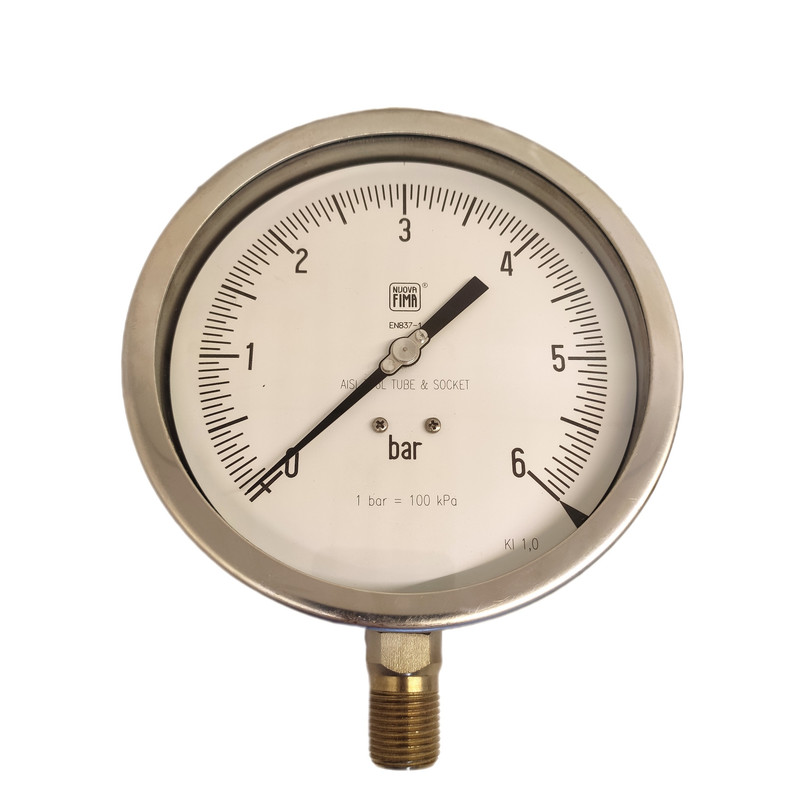 گیج فشار نووا فیما مدل 16cm-6bar گیج فشار نووا فیما مدل 16cm-6bar