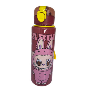 قمقمه کودک مدل استوانه ای طرح لبوبو کد 1098  گنجایش 0.7 لیتر