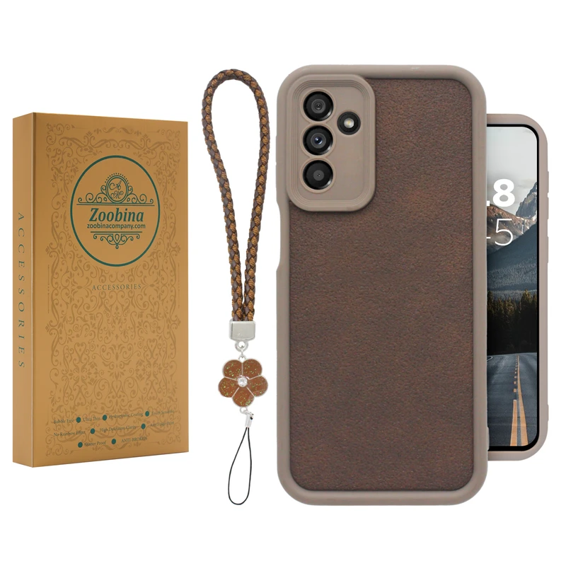  کاور زوبینا مدل Moket مناسب برای گوشی موبایل سامسونگ Galaxy S23 Fe به همراه آویز