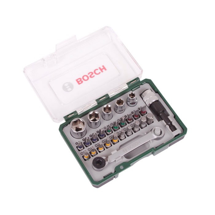 سری بکس و پیچ گوشتی مدل 2607017160 مجموعه 27 عددی سری بکس و پیچ گوشتی مدل 2607017160 مجموعه 27 عددی