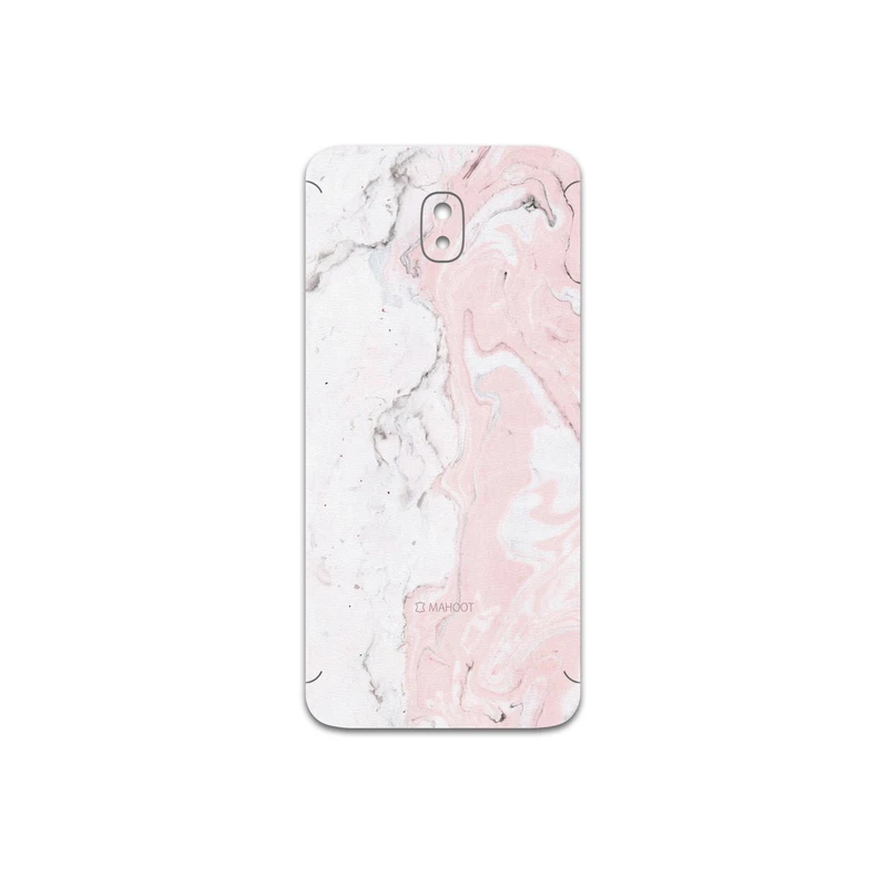 برچسب پوششی ماهوت مدل Blanco-Pink-Marble مناسب برای گوشی موبایل سامسونگ Galaxy J5 Pro