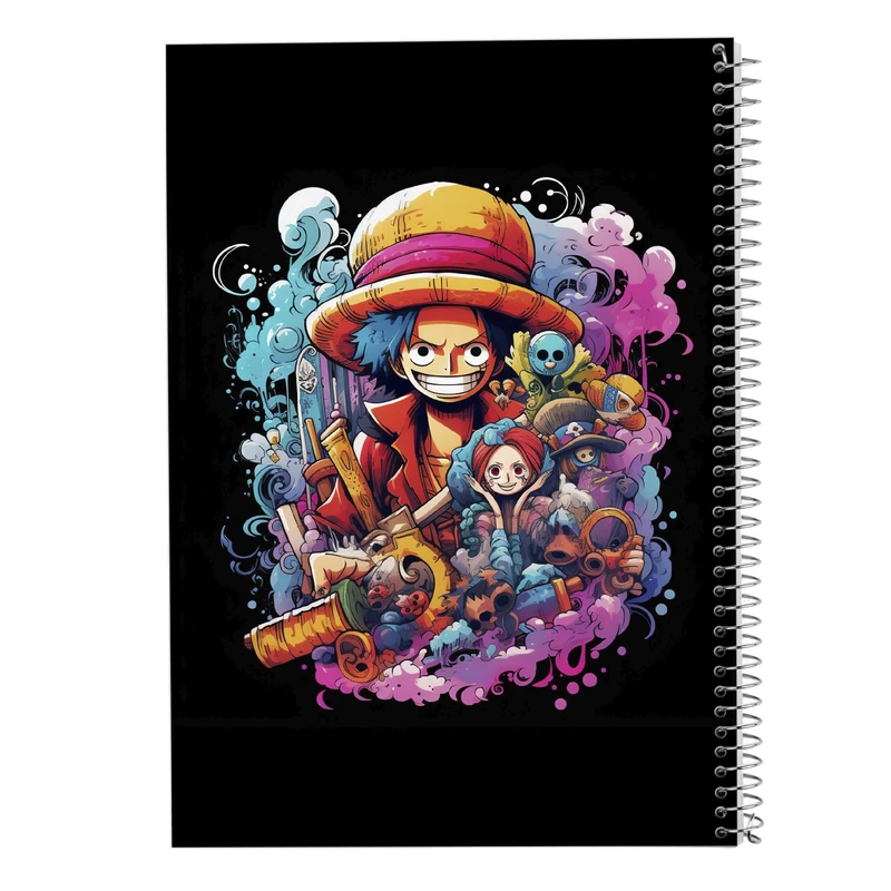 دفتر مشق 100 برگ مدوپد مدل وان پیس One Piece کد DF11465