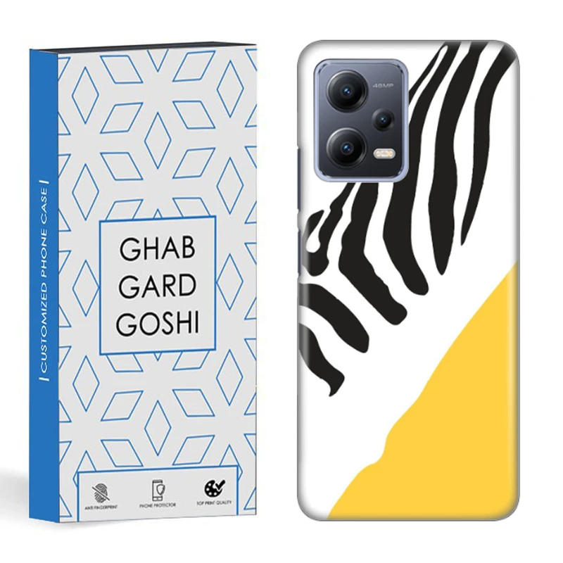 کاور قاب گارد گوشی طرح گورخری کد DIMO-025 مناسب برای گوشی موبایل شیائومی redmi note 12 5g / poco x5 5g