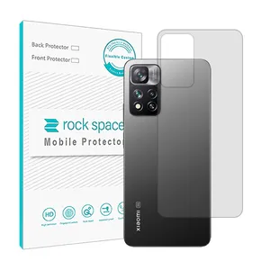 Transparent Rockspace HyGEL model phone back protector suitable for Xiaomi 11i mobile phone