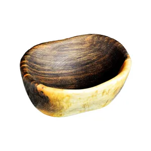کاسه چوبی مدل روستیک