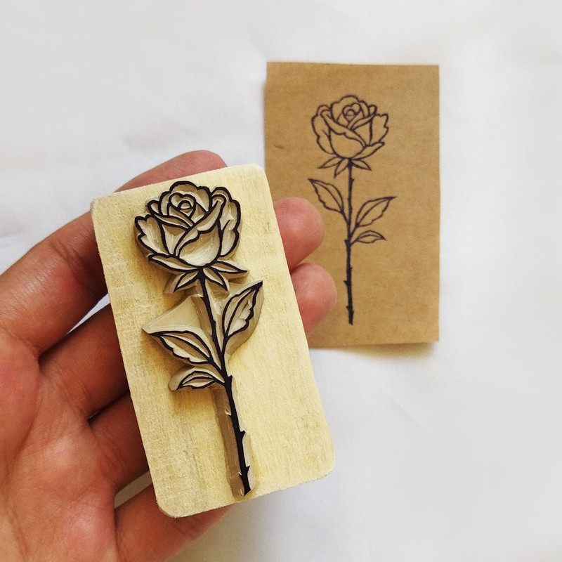 مهر مدل لینو طرح گل