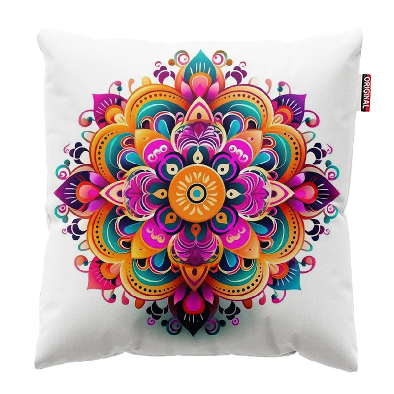 کوسن پاد آفرین مدل سنتی گل کد k40 سایز 30×30 سانتی‌متر