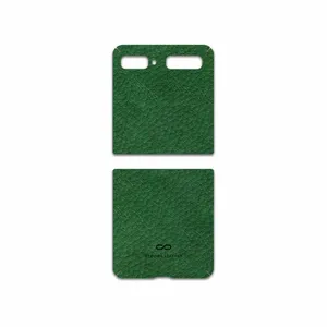 MAHOOT Green-Leather Cover Sticker for Samsung Galaxy Z Flip