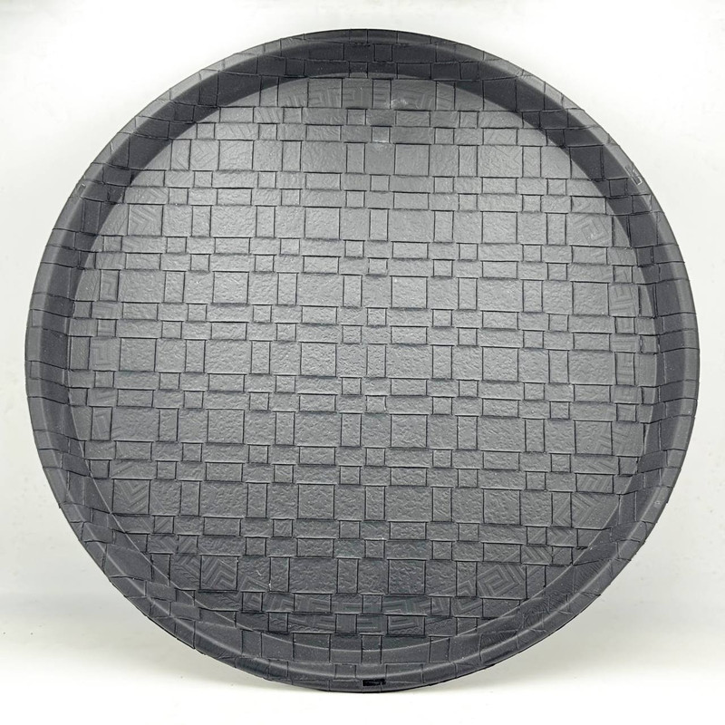 سینی بدون دسته مدل استوپ دار شرطرنجی سایز 35×35 سانتی متر