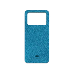 MAHOOT Blue-Leather Cover Sticker for Xiaomi Poco M4 Pro 4G