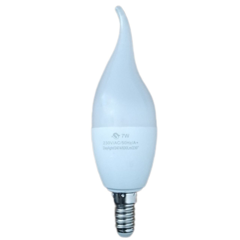 لامپ اس ام دی 7 وات پارس شوان مدل اشکی پایه E14