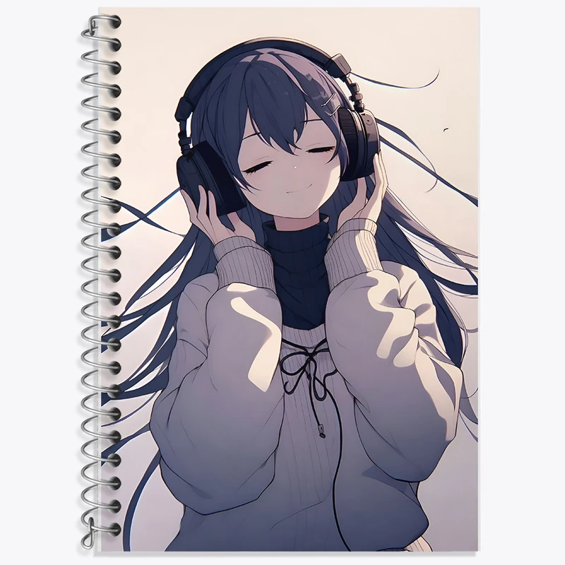 دفتر زبان 50 برگ خندالو مدل سه خط طرح دخترانه کد F6208