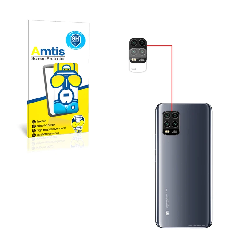 محافظ لنز دوربین امتیس مدل mi10 lite(5G) مناسب برای گوشی موبایل شیائومی MI 10 LITE 5G
