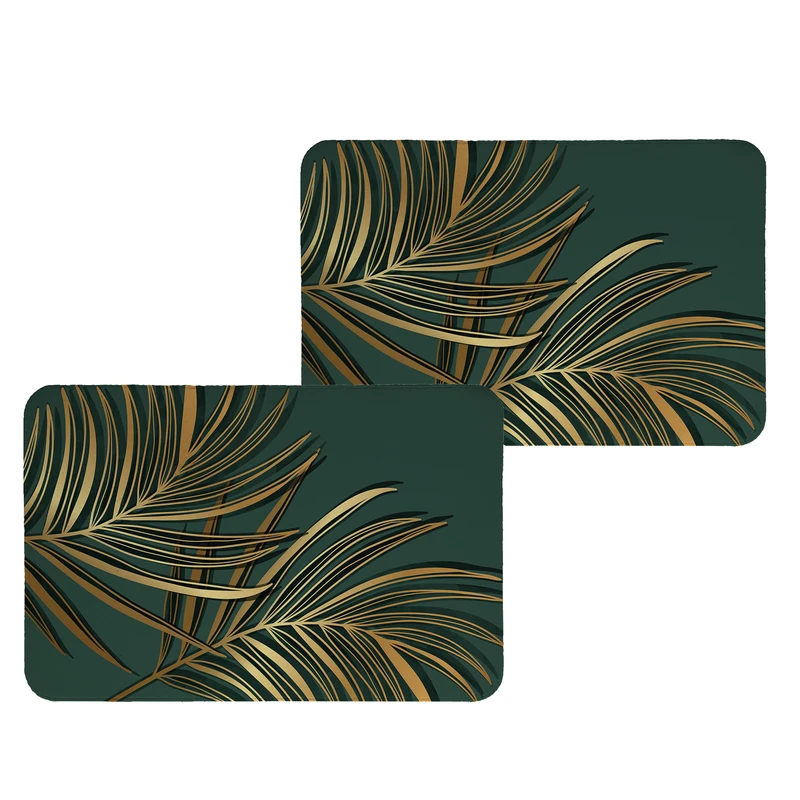 زیربشقابی طرح برگ کد 8995 بسته 2 عددی 