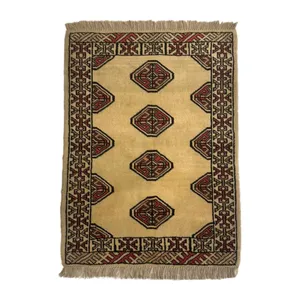 فرش دستبافت نیم متری مدل ترکمن  کد Nkp/stp18