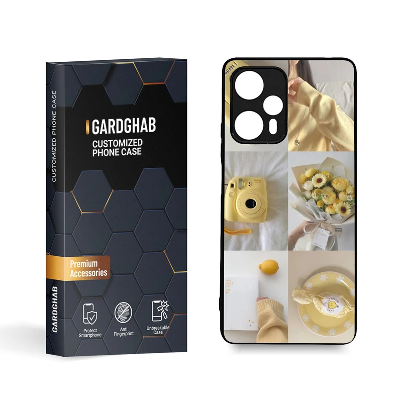 کاور گارد قاب مدل دخترانه مناسب برای گوشی موبایل شیائومی Redmi note 12 Turbo/Poco F5