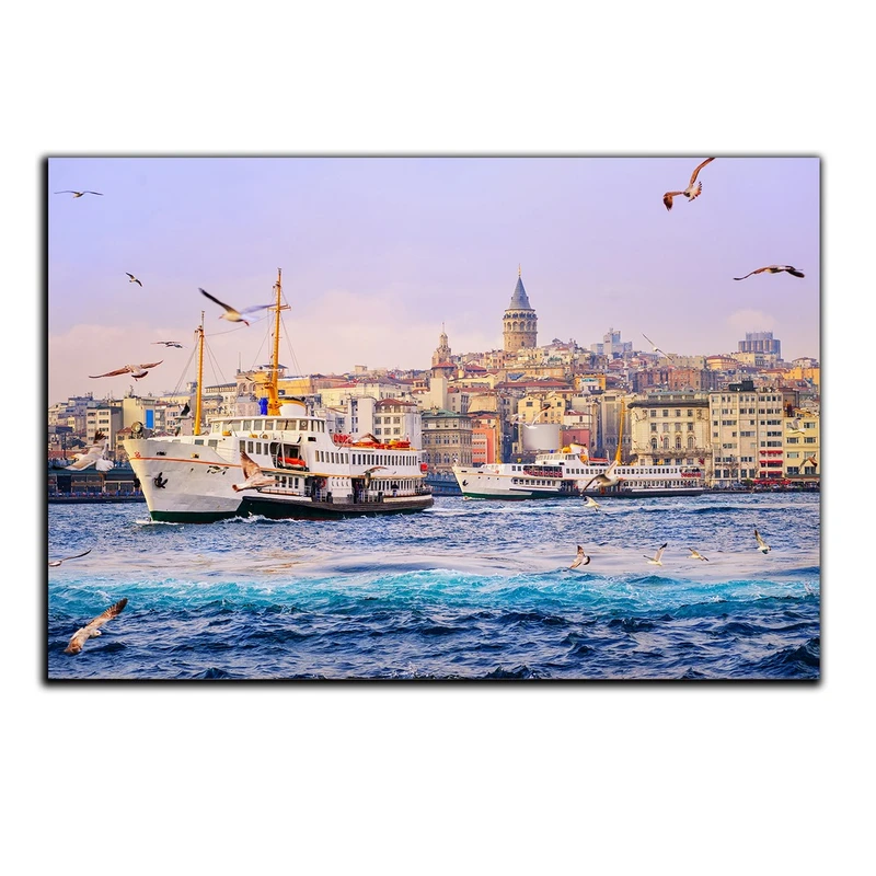 تابلو شاسی بکلیت طرح منظره شهر استانبول مدل SH-S1271