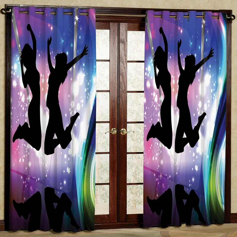  پرده مدل مخمل پانچی کد 2573  سایز 140x280 سانتی متر