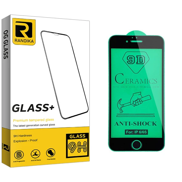 محافظ صفحه نمایش سرامیکی راندیکا مدل GLD مناسب برای گوشی موبایل اپل iPhone 6