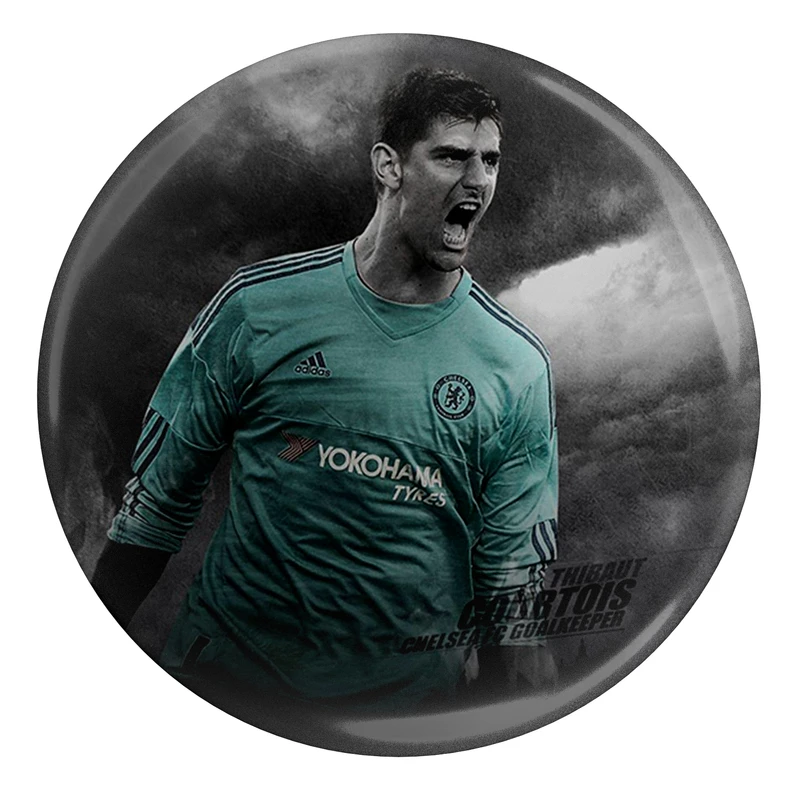 پیکسل طرح دروازه‌بان فوتبال رئال مادرید اسپانیا تیبو کورتوا مدل S5494