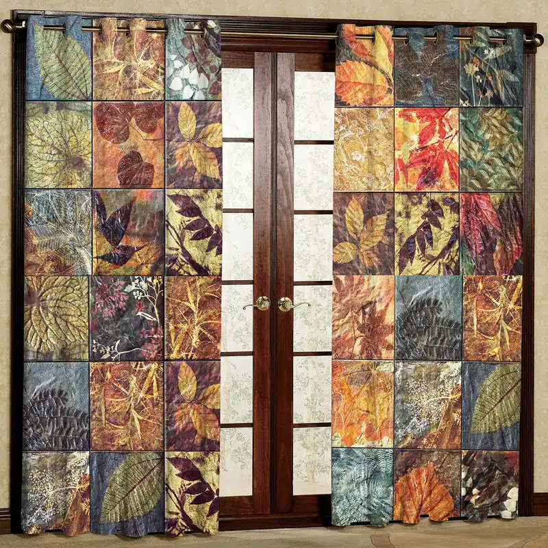 پرده مدل مربع مخمل پانچی کد 2602 سایز 200x140 سانتی متر