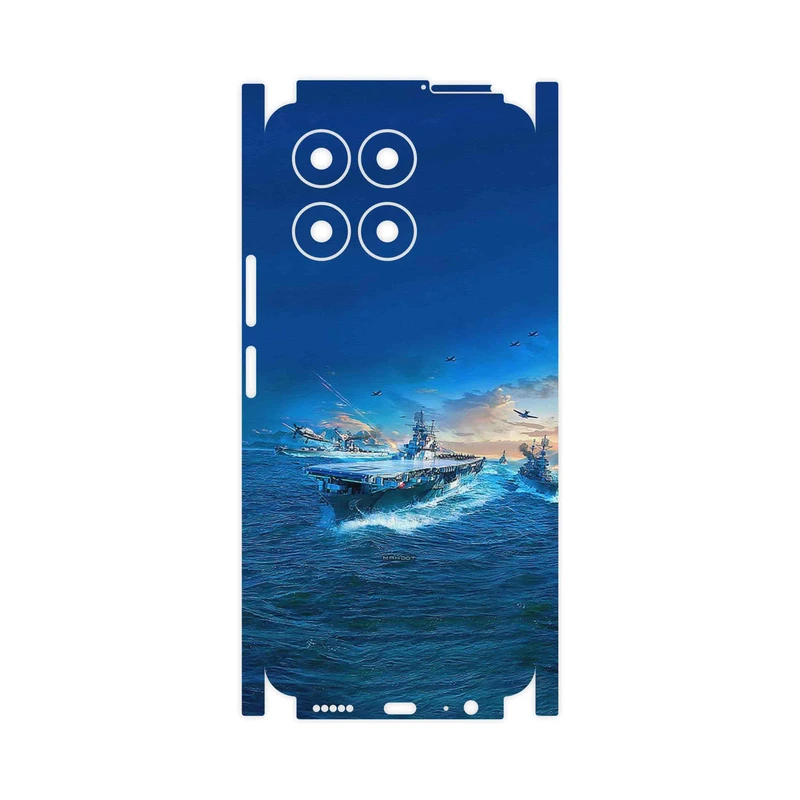 برچسب پوششی ماهوت مدل Warship-FullSkin مناسب برای گوشی موبایل آنر X6a