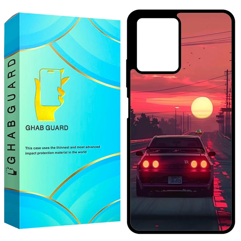 کاور قاب گارد طرح ماشین مدل GCHPRN125G مناسب برای گوشی موبایل شیائومی Redmi Note 12 5G / Poco X5