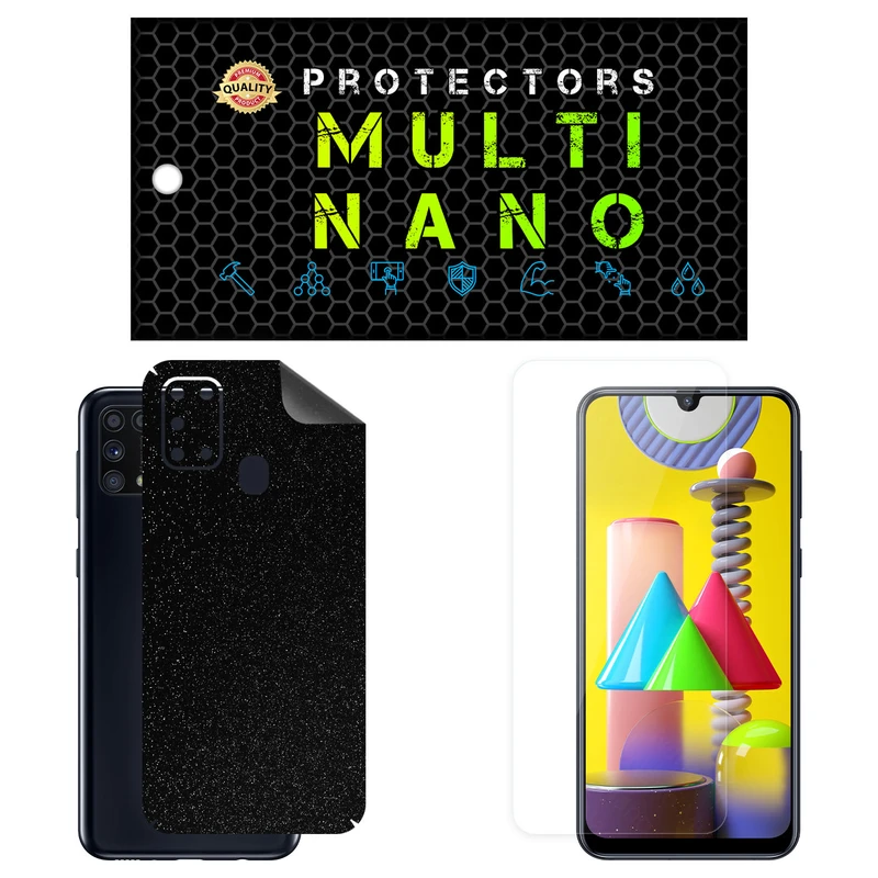 محافظ صفحه نمایش مولتی نانو مدل X-SFG مناسب برای گوشی موبایل سامسونگ Galaxy M31 به همراه برچسب پوششی
