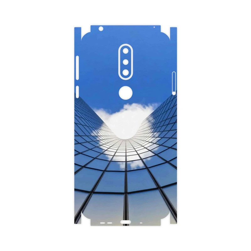 برچسب پوششی ماهوت مدل Glass skyscraper-FullSkin مناسب برای گوشی موبایل نوکیا 7.1