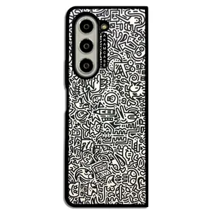 AKAM AMC-WSGZFOLD5-DOODLE17 Cover For Samsung Galaxy Z Fold 5