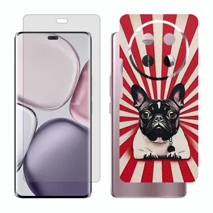 Glass Together model matte screen protector suitable for Honor X9c mobile phone with back cover sticker